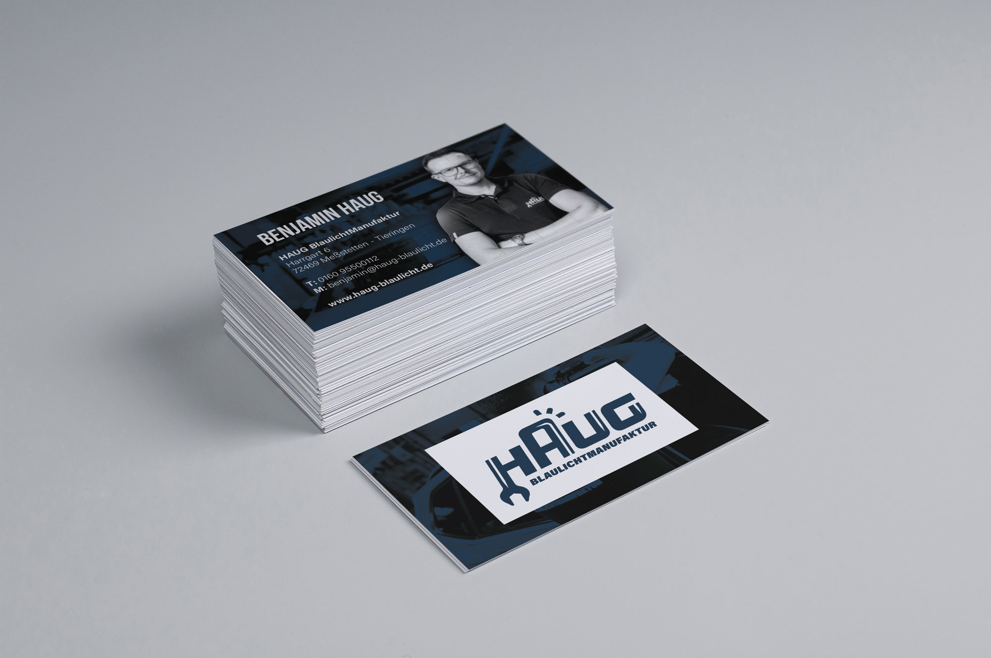 Visitenkartendesign und -druck