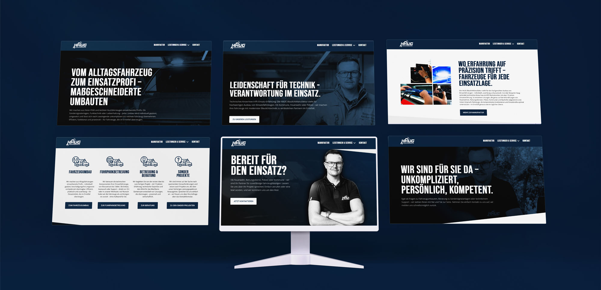 Webseite Screenshot Holweger