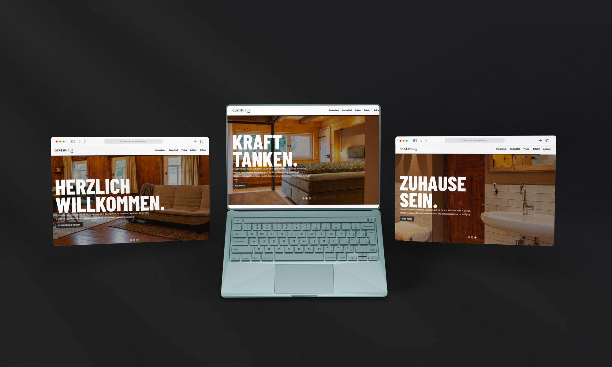 Webseite Screenshot Holweger