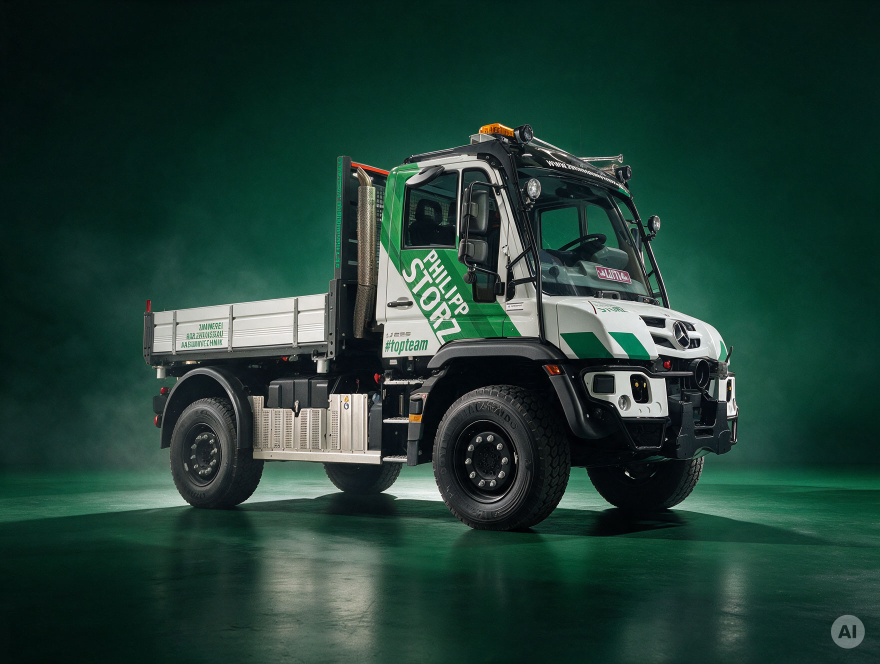 Fahrzeugbecshriftung Unimog