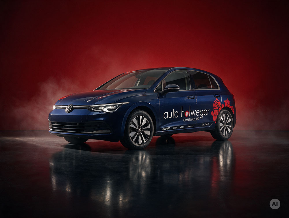 Fahrzeugbeschriftung Holweger Golf