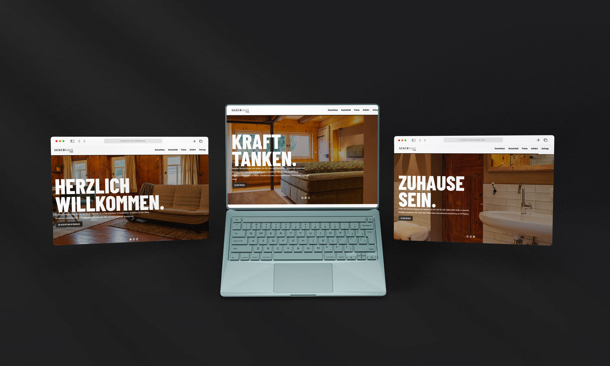 Webdesign Joomlasite Gustavhaus