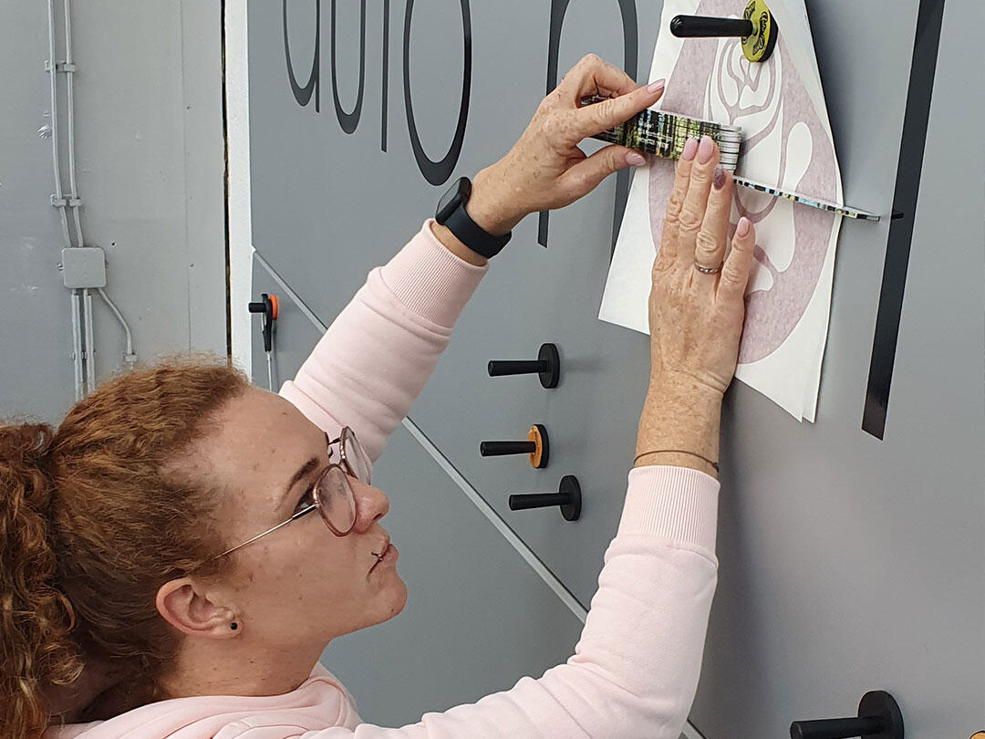 Werbetechnik Beschriftung